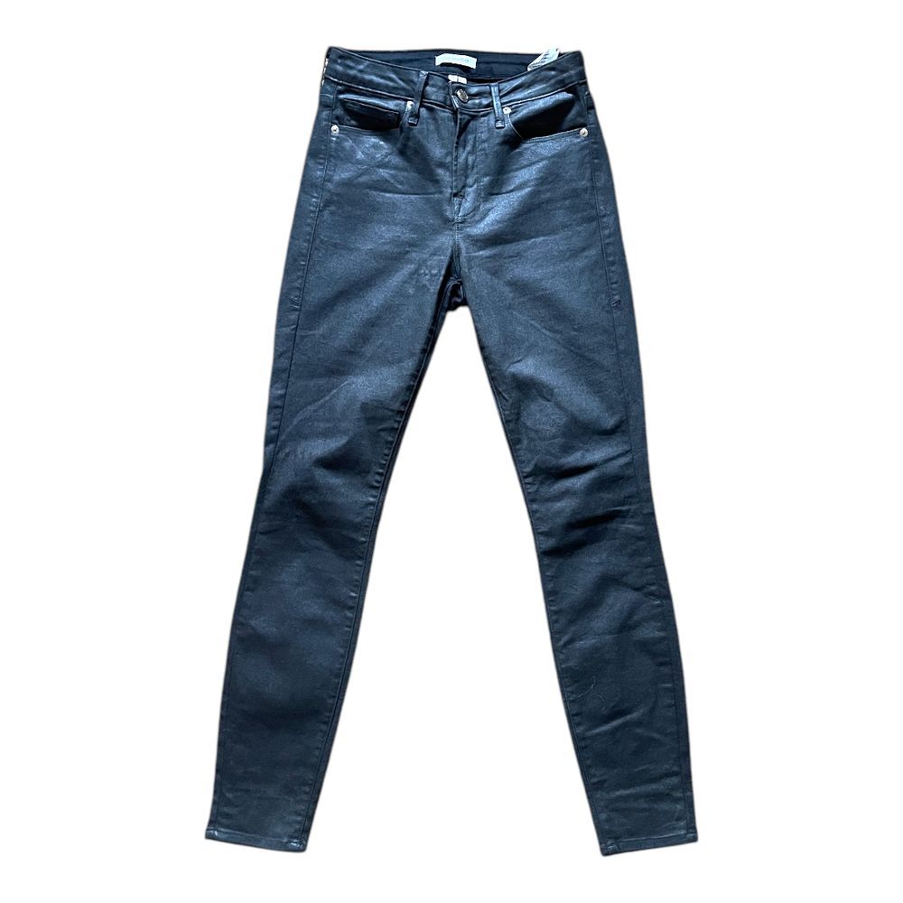 Good American Good Legs Skinny Black Mid Rise Jeans Stretch GL452C‎ Size 2/26